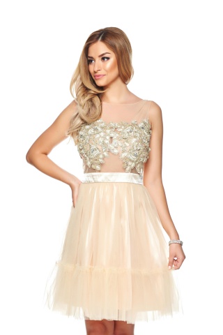 Rochie LaDonna Enchanter Gold