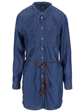 Rochie din denim albastru Only Henna