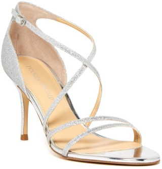 Ivanka Trump Garis Sandal argintii