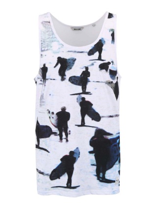 Maiou ONLY & SONS Festi alb cu print