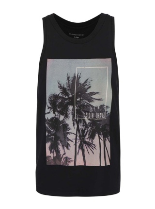 Maiou Selected Palm City negru cu print