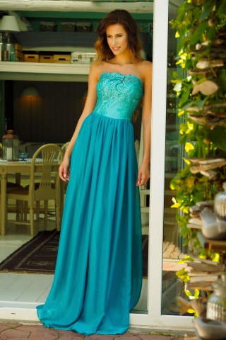 Rochie Artista Famous Muse Turquoise