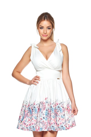 Rochie PrettyGirl Glowing Star White