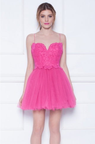 Rochie roz mini Nissa