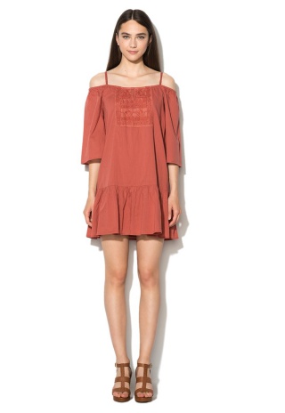 Rochie scurta marsala Guntal