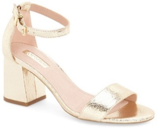 TOPSHOP Noodle Block Heel Sandal