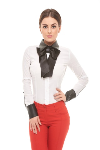 Camasa Artista Elegant Lady White