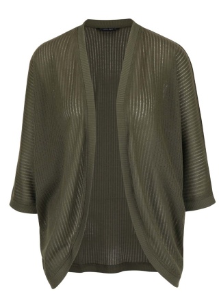 Cardigan kaki Dorothy Perkins cu maneci scurte