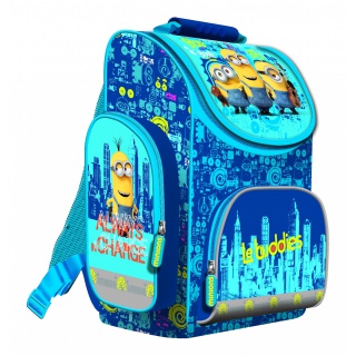 Ghiozdan Minions albastru