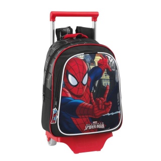 Ghiozdan Spiderman tip troler