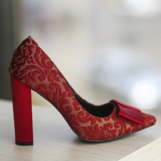 Pantofi Dufler Rosii