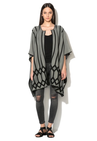 Poncho gri cu negru Mali