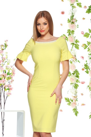 Rochie LaDonna Fine Lady Yellow