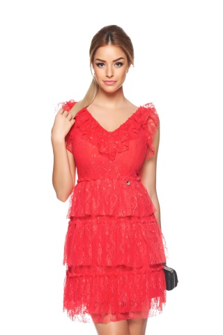 Rochie PrettyGirl Burning Flame Red
