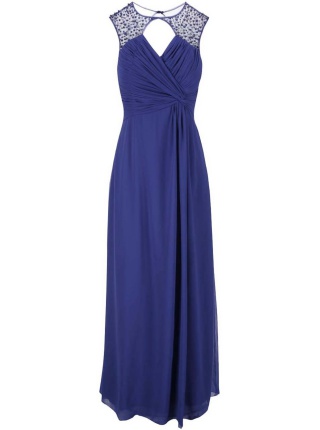 Rochie albastra cu margele Little Mistress