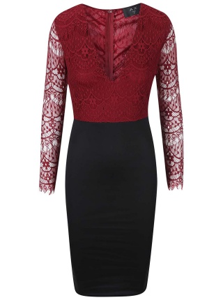 Rochie cu bustiera din dantela