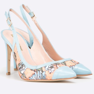 SOLO FEMME - PANTOFI CU TOC BLEU