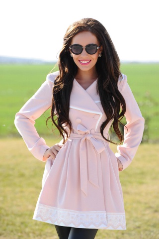 Trench LaDonna Totally Classy Rosa