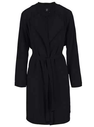 Trench SisterS Point Lana negru lung