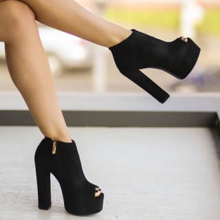 Botine Loft Negre