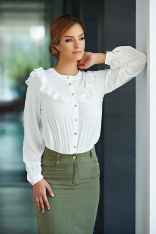 Camasa PrettyGirl Style White