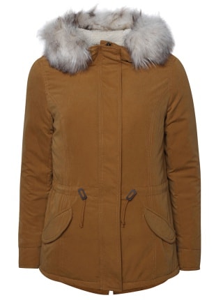 Geaca parka galben mustar ONLY 