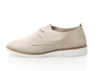 Pantofi grej de piele