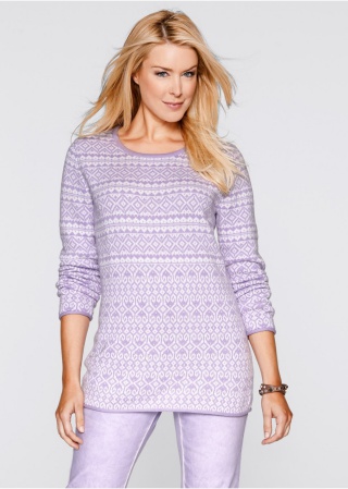 Pulover jacquard