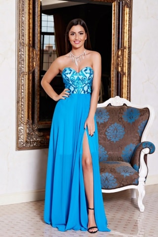 Rochie Magnetic Fascination Turquoise