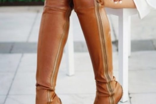 Cizme lungi din piele naturala pe care le poti purta cu tinute elegante ߩ colectia toamna/iarna 2025