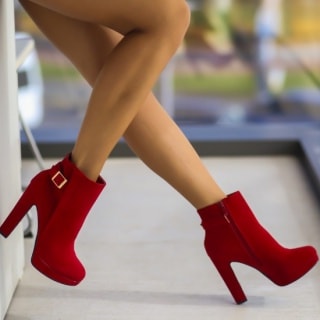 Botine Hansa Rosii