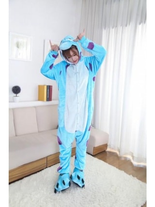  PIJAMA INTREAGA KIGURUMI BLUE MONSTER