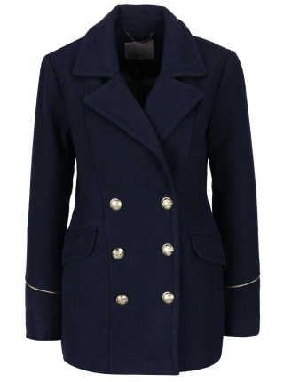 Palton bleumarin Vero Moda Sweety