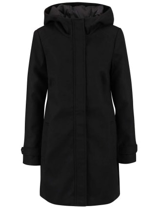 Palton negru Vero Moda Mialiga