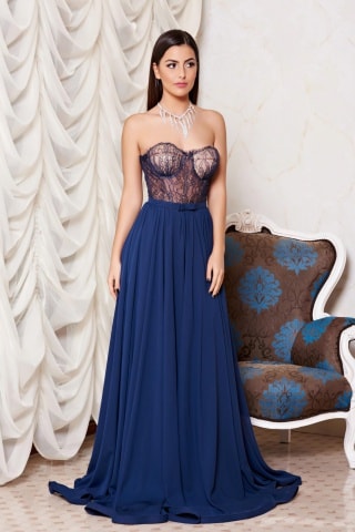 Rochie Ana Radu Golden Moments DarkBlue