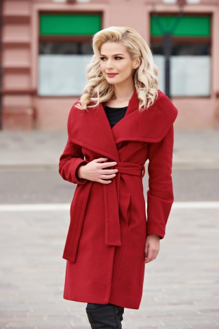 Palton LaDonna Fashion Addict Burgundy