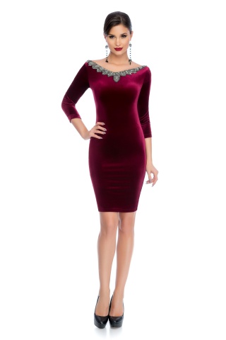 Rochie Enigma Bordo