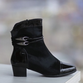 Botine Jeanin Negre