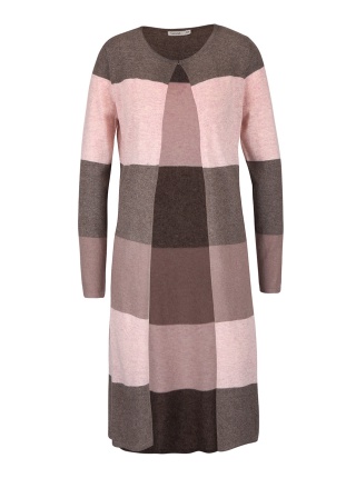 Cardigan roz cu maro Lavand