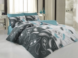Lenjerie de pat Ranforce Sal Blue
