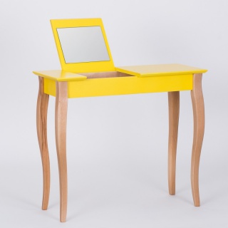 Masa machiaj Lillo Medium cu oglinda Yellow