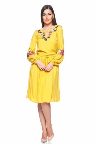 Rochie LaDonna Autumn Beauty Yellow