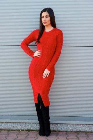 Rochie PrettyGirl Soft Notes Red