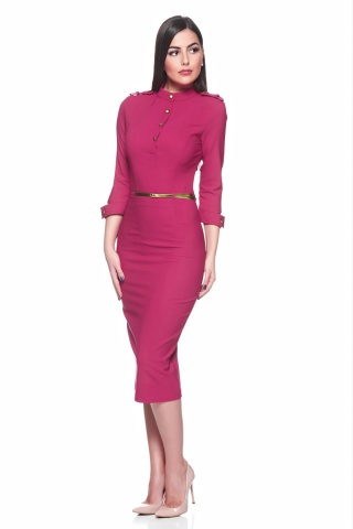 Rochie PrettyGirl Timeless Casual Fuchsia
