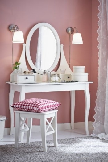 cele mai frumoase vanity table - mese de machiaj-min