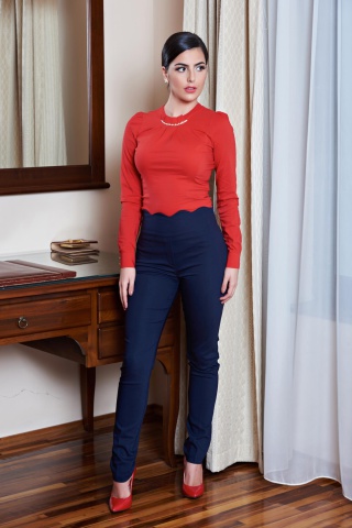 Pantaloni Fofy Perfect Line DarkBlue