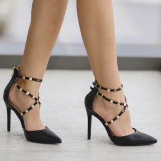 Pantofi Damlet Negre