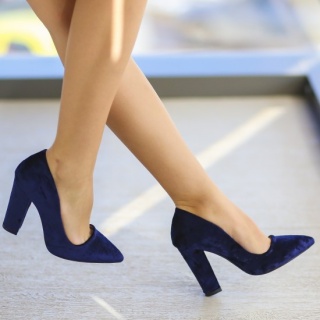 Pantofi Pinky Bleumarin