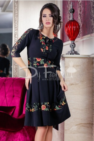 Rochie Mirific Yellow Flowers