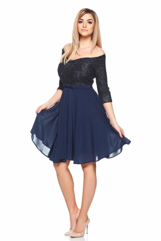 Rochie StarShinerS Theo Rose Sparkle